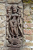 Baijnath Temple - the walls and the Shikhara have characteristic niches with images of gods and goddess. 